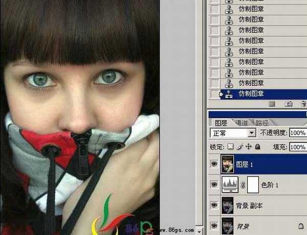 Photoshop 整体美化偏暗的人物图片