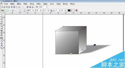 coreldraw怎么画正方体?CDR做素描几何体效果的方法