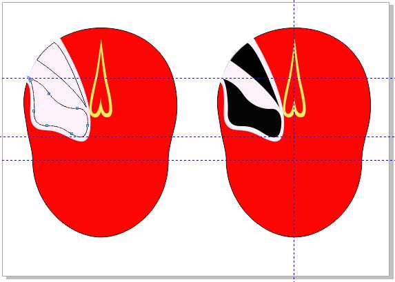 CorelDRAW X7制作一张中国风京剧脸谱